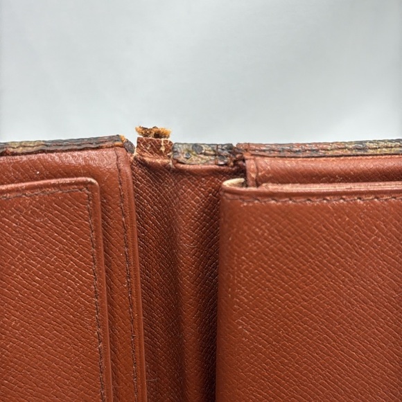 Louis Vuitton Brown Monogram CheckBook/ Long Wallet | Men’s | Pre-Owned | - Picture 8 of 14